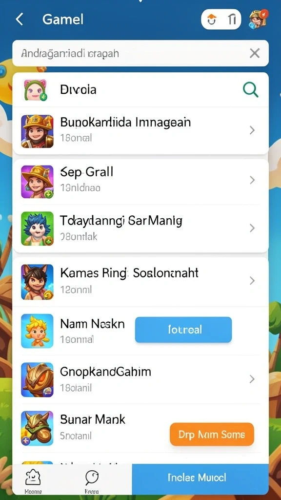 Beragam pilihan permainan untuk memenuhi selera semua pengguna.