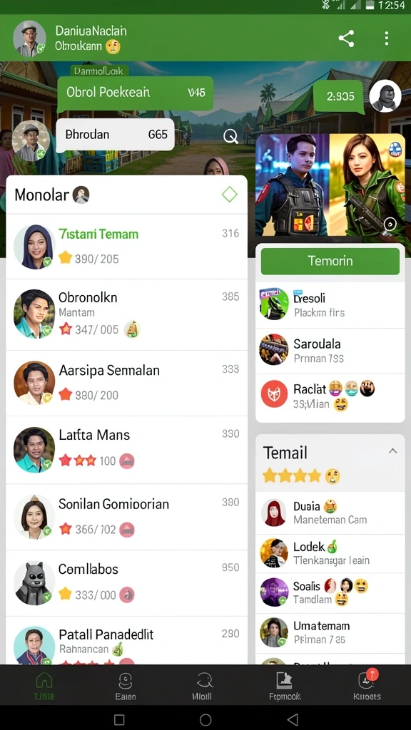 Tampilan antarmuka yang menarik dan mudah dinavigasi.