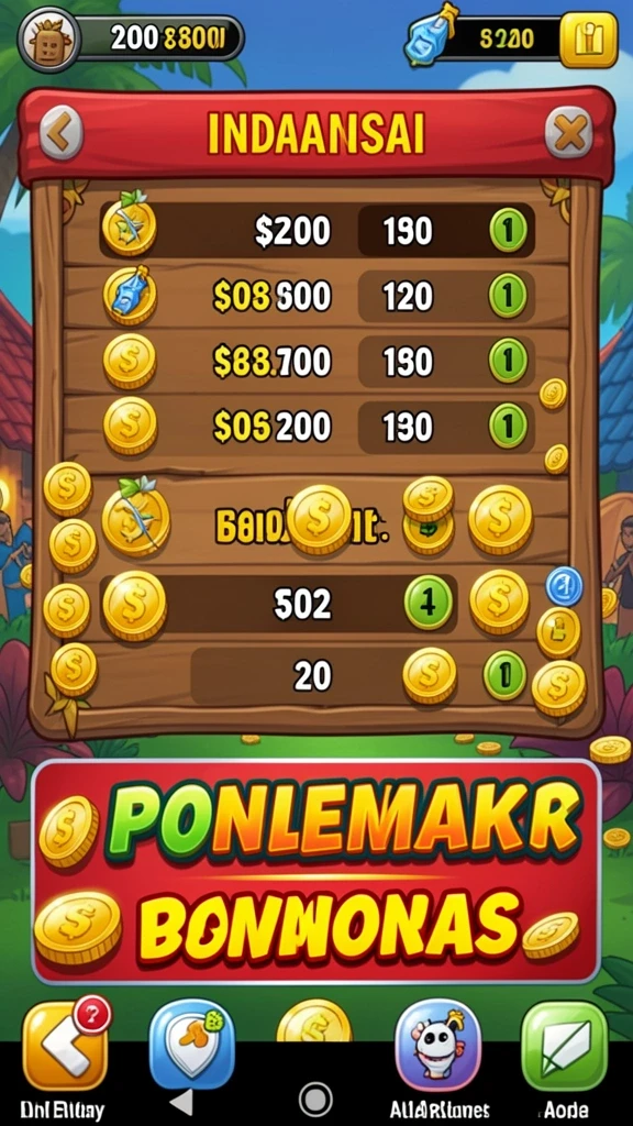 Screenshot menunjukkan tampilan awal game 77RP yang menarik.