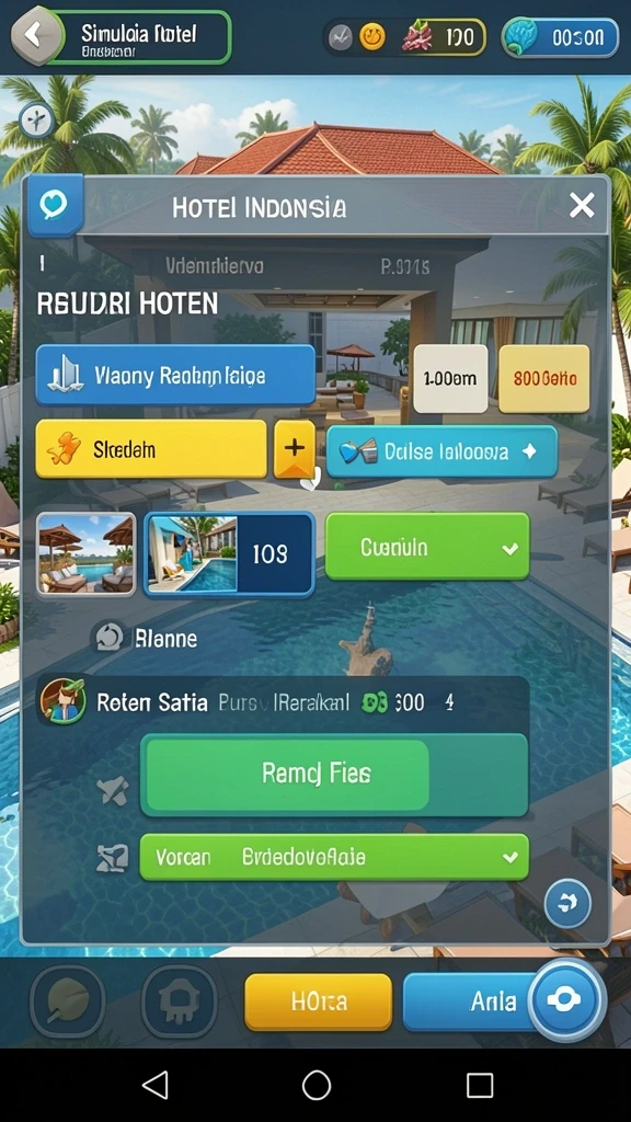 Screenshot dari sistem penghargaan yang mengesankan.