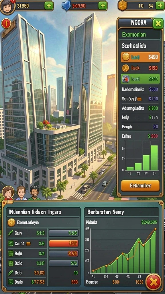 Tampilan utama yang menarik dan intuitif.