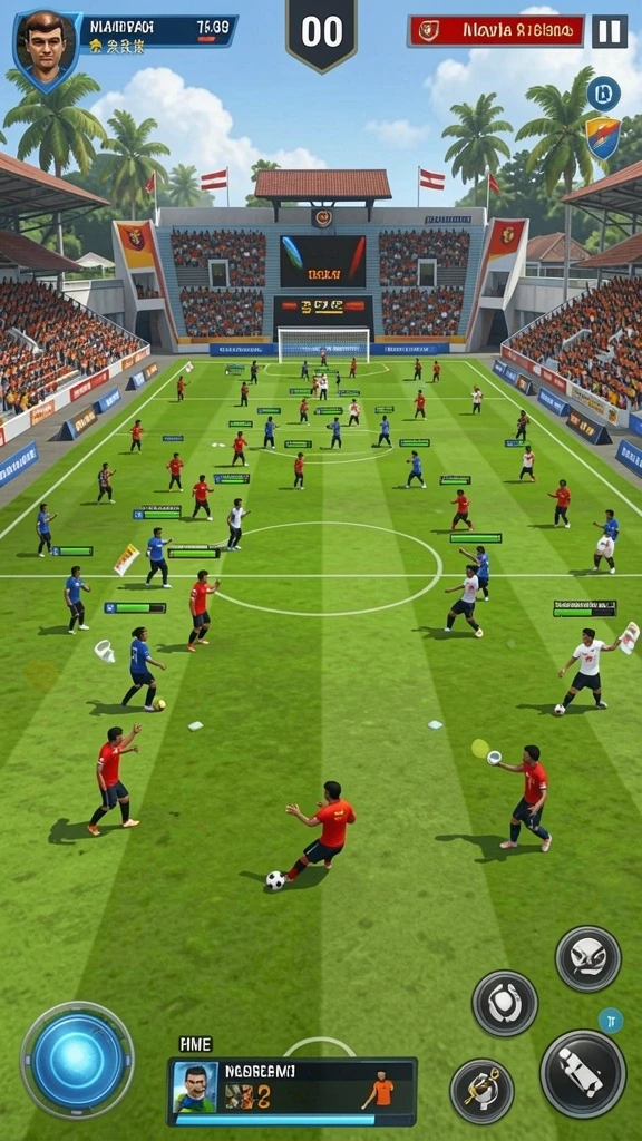 Screenshot menampilkan salah satu level menantang dalam ARWANATOTO.