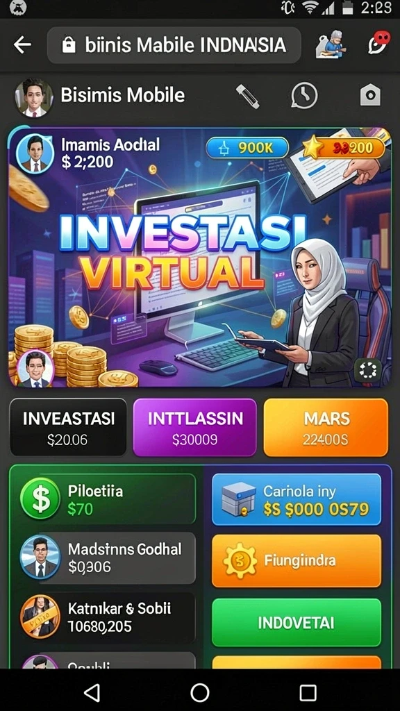Tampilan antarmuka yang menarik dan intuitif.
