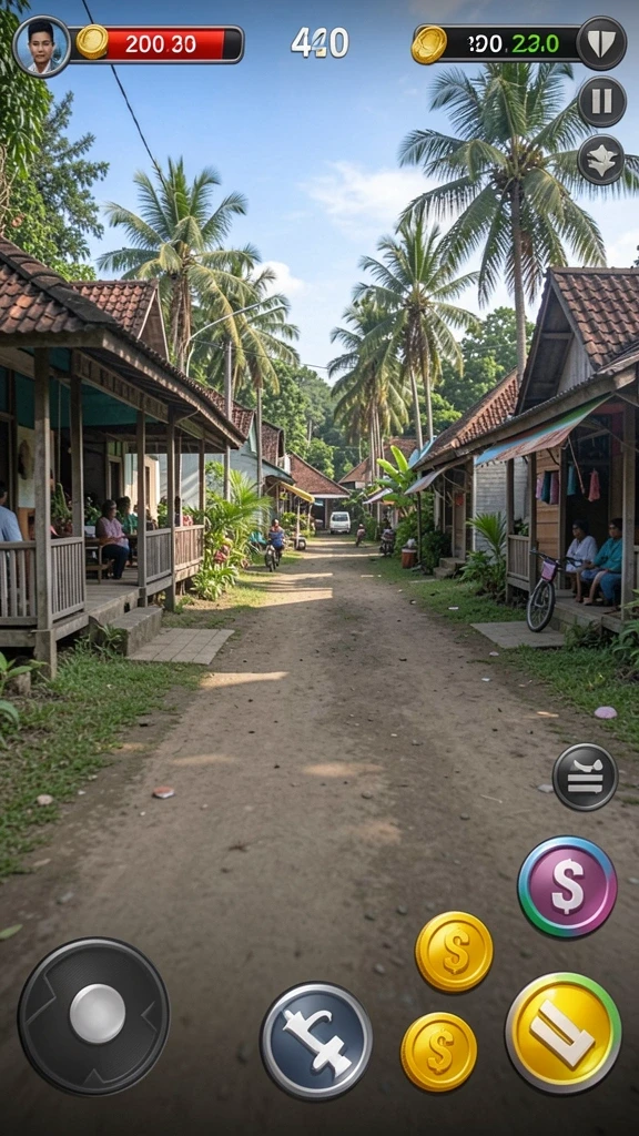 Tangkapan layar memperlihatkan salah satu level baru yang menantang.
