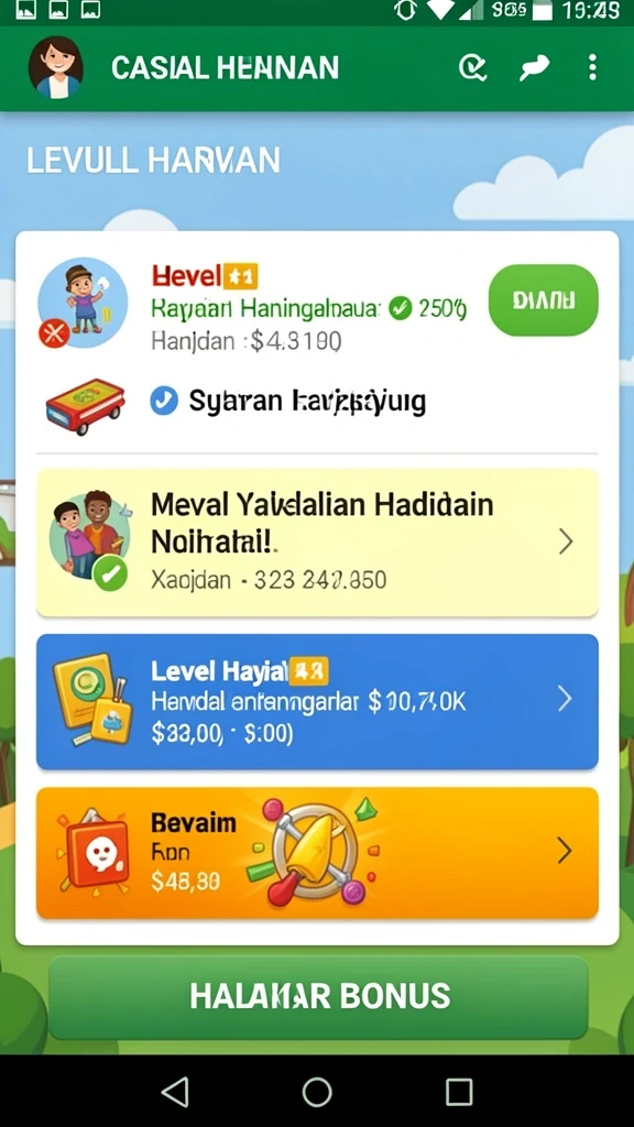 Tampilan awal aplikasi BRIOTOTO yang menarik.
