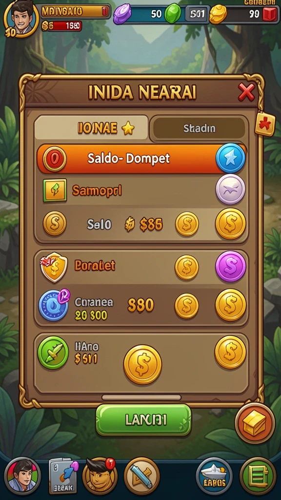 Contoh karakter buah di dalam permainan BUAH4D.