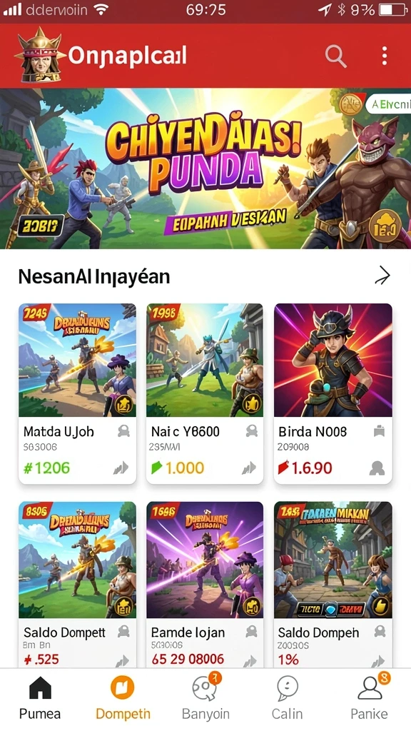 Tampilan antarmuka yang ramah pengguna dan menarik.