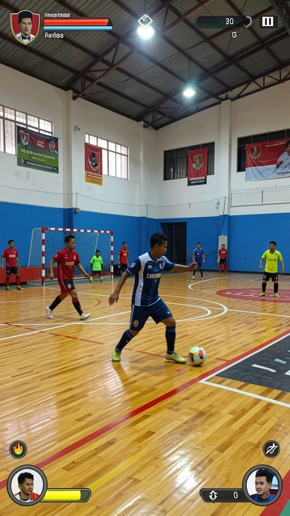 Karakter unik dan beragam dalam permainan.