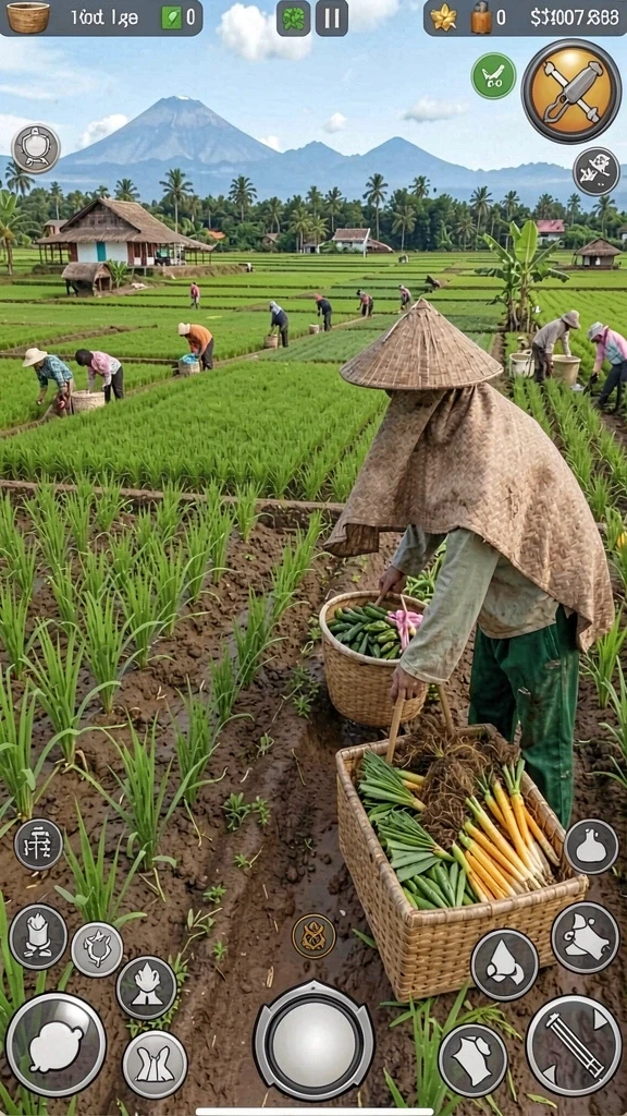 Grafis yang menarik dan warna yang cerah.