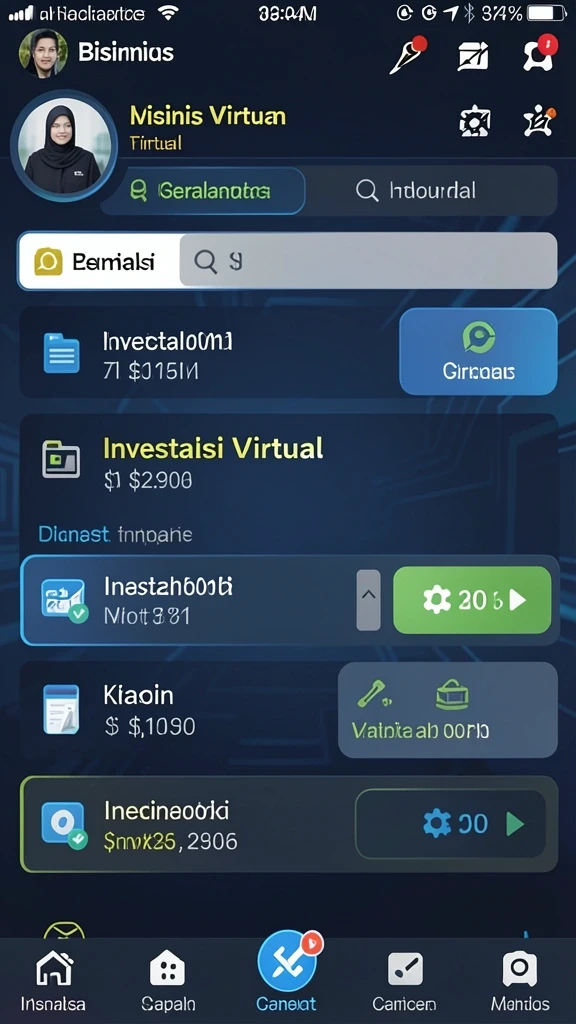 Screenshot dari dunia fantasi yang menakjubkan.