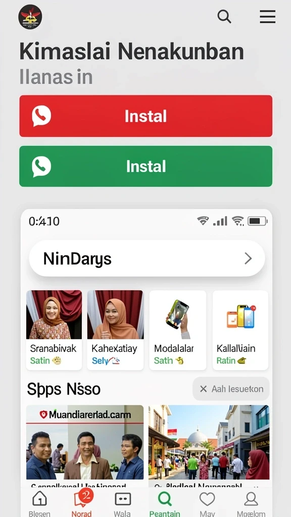 Tampilan antarmuka yang menarik dan user-friendly.