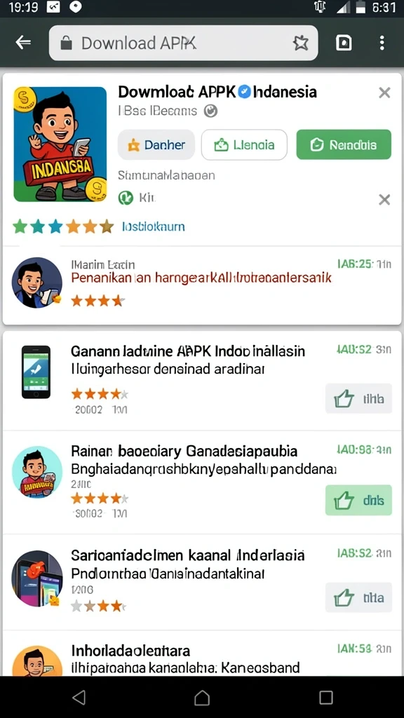 Tampilan awal permainan yang menarik.