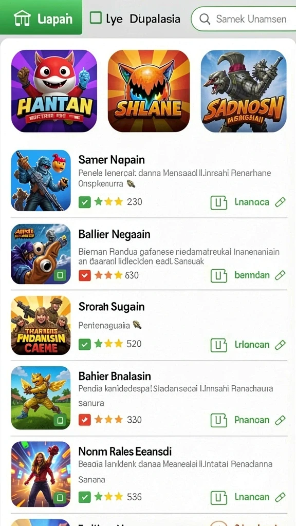 Tampilan mesin slot yang menarik dan modern.