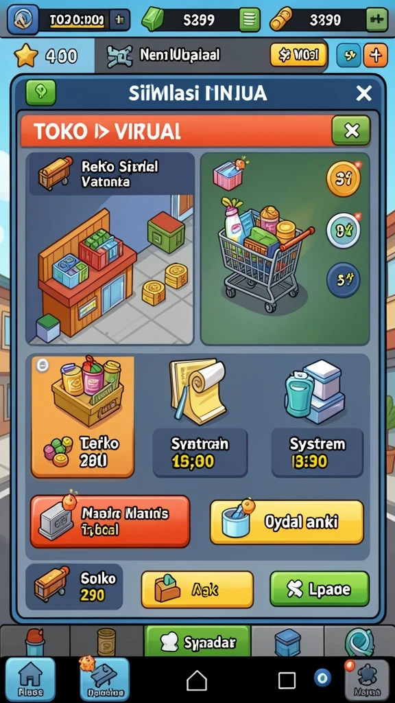Tampilan antarmuka yang menawan dan intuitif.