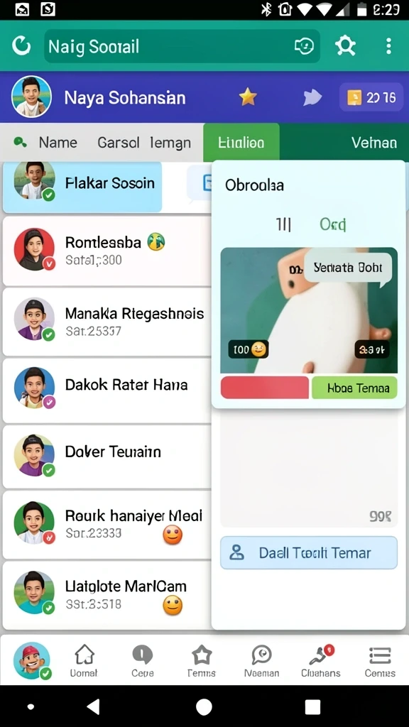 Tangkapan layar menunjukkan fitur multiplayer yang seru antara pemain.
