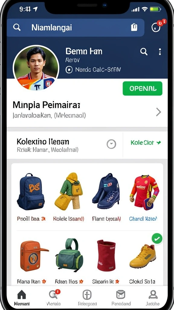 Screenshot menampilkan pilihan jenis permainan togel yang tersedia.