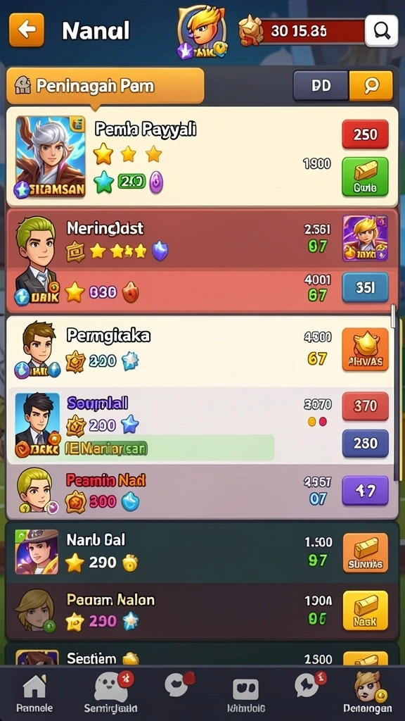 Screenshot menunjukkan kemampuan karakter baru yang unik.