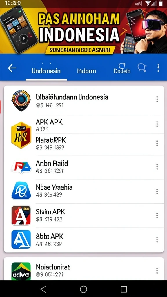 Tampilan awal permainan yang menarik dan intuitif.