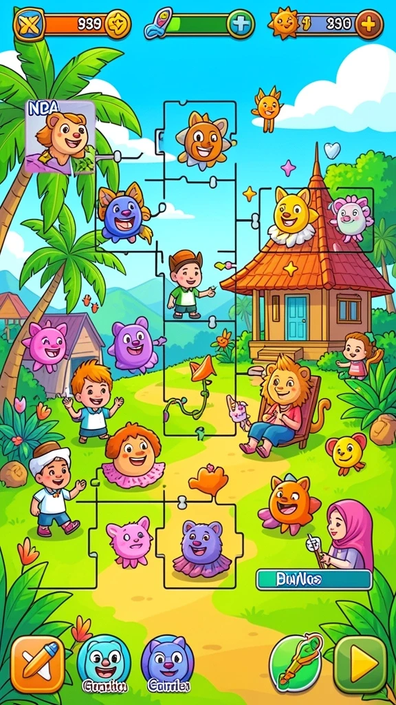 Mode multiplayer yang seru untuk bersaing dengan teman.