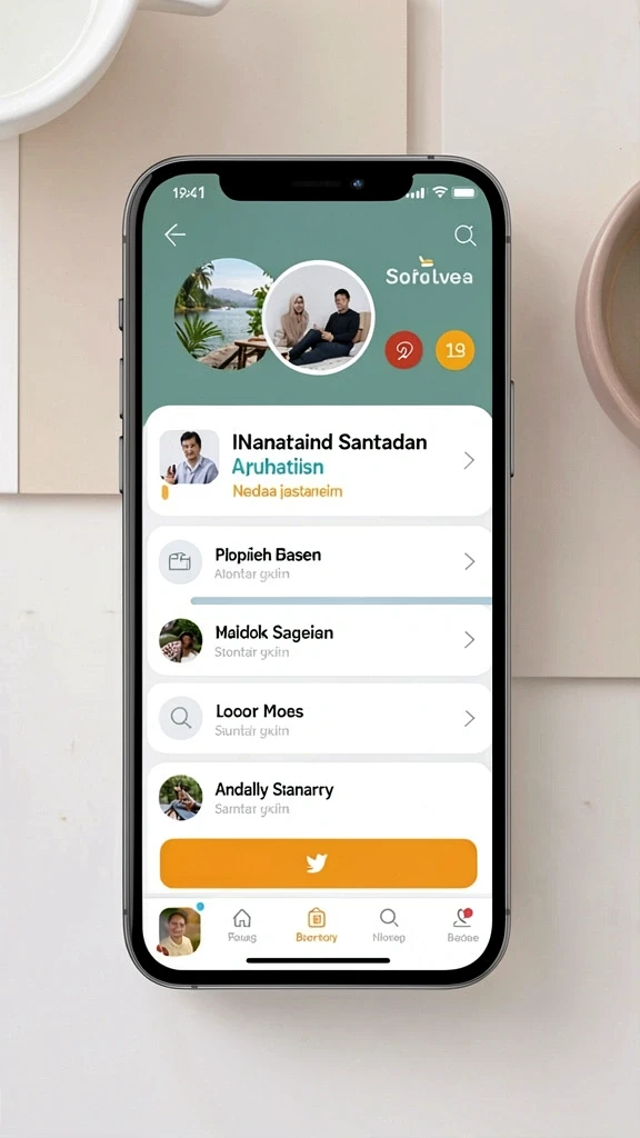 Tampilan awal yang menarik dan penuh warna.