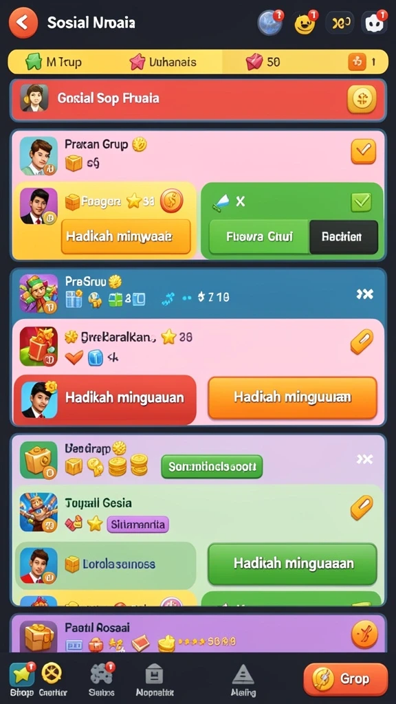 Kustomisasi karakter yang sangat beragam.