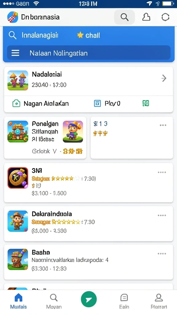 Tangkapan layar menunjukkan tampilan level pertama yang menakjubkan.