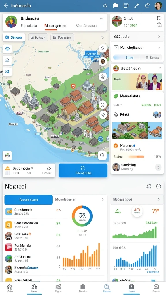 Tampilan karakter utama yang menarik dan penuh warna.