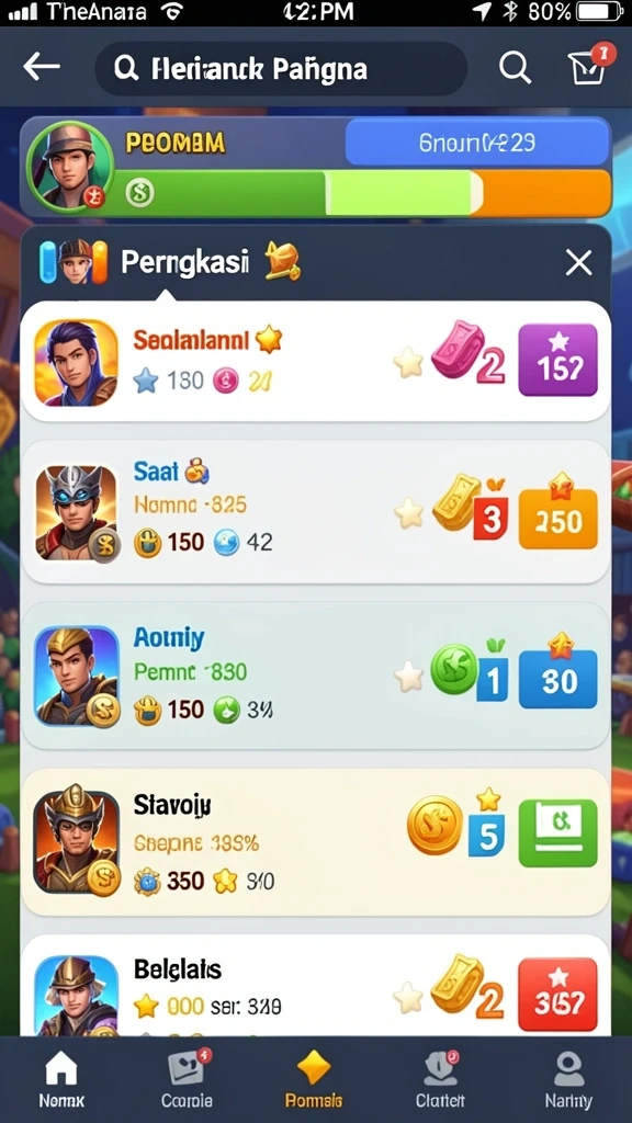 Karakter yang dapat dikustomisasi sesuai keinginan.