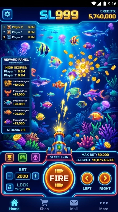 sl999 — layar beranda